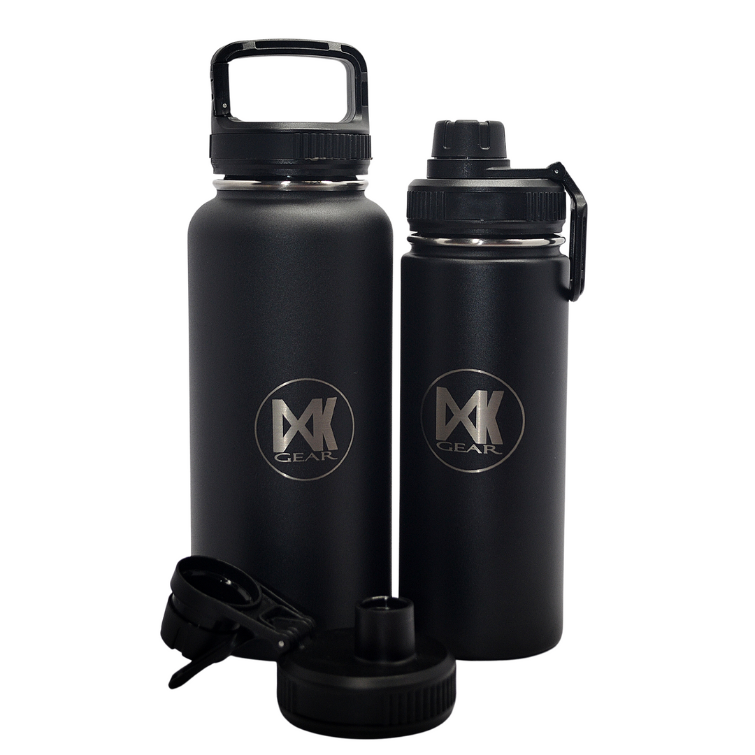 IXK Gear Hot and Cold Bottle. Right: 500ml and Left: 1 litre